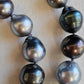 9.3-12mm Genuine Tahitian south sea pearls Baroque necklace