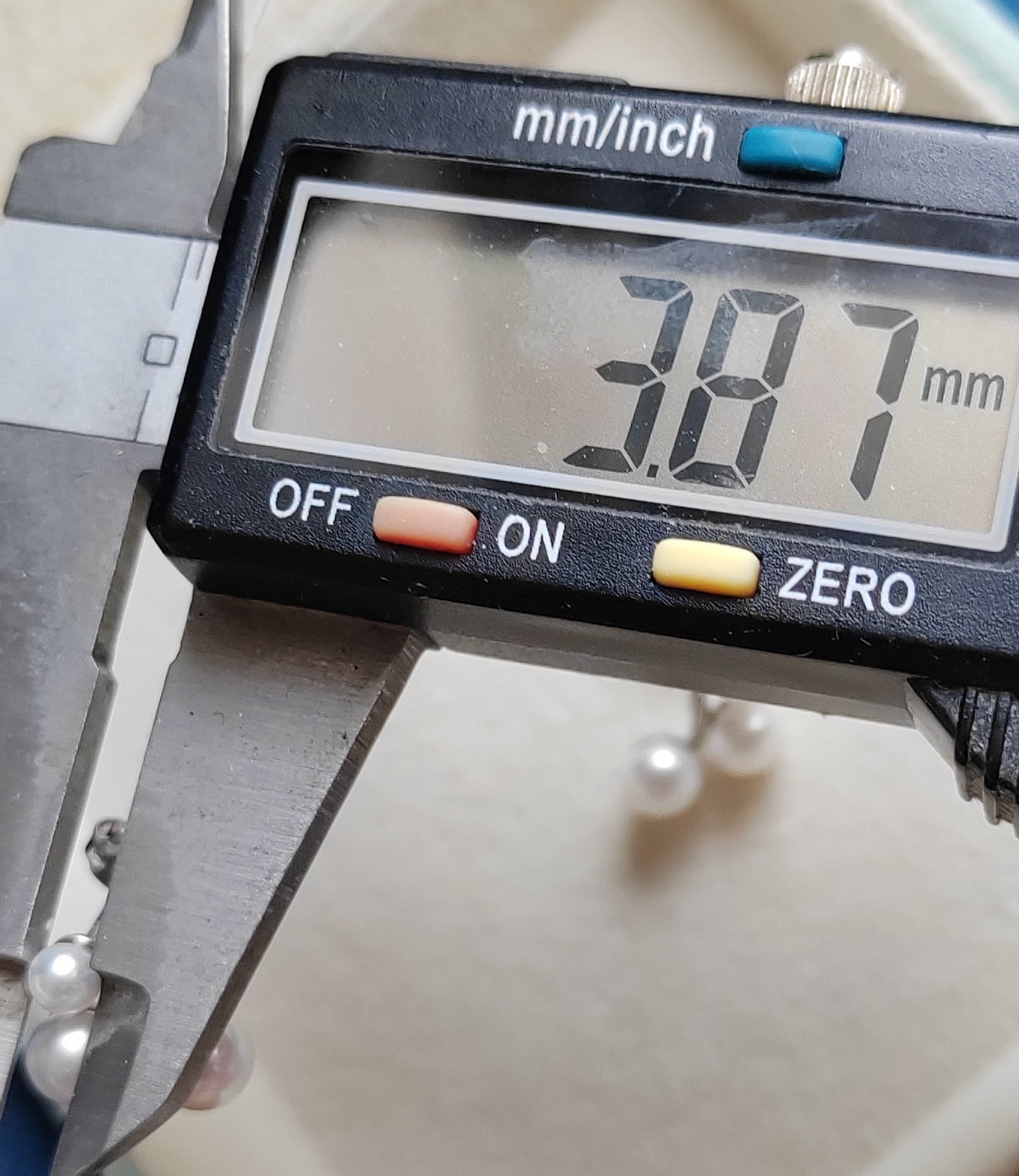 3.8-5.9mm Genuine freshwater pearls classic earrings sterling silver