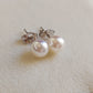 6-6.5mm Genuine Akoya pearls Essential earrings studs