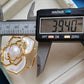 11.1mm genuine freshwater pearl Camellia brooch