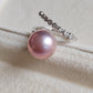 11.5mm Genuine freshwater pearl silver ring