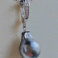 Classic Jewellry set Genuine tahitian sea pearls 10.2-10.4mm