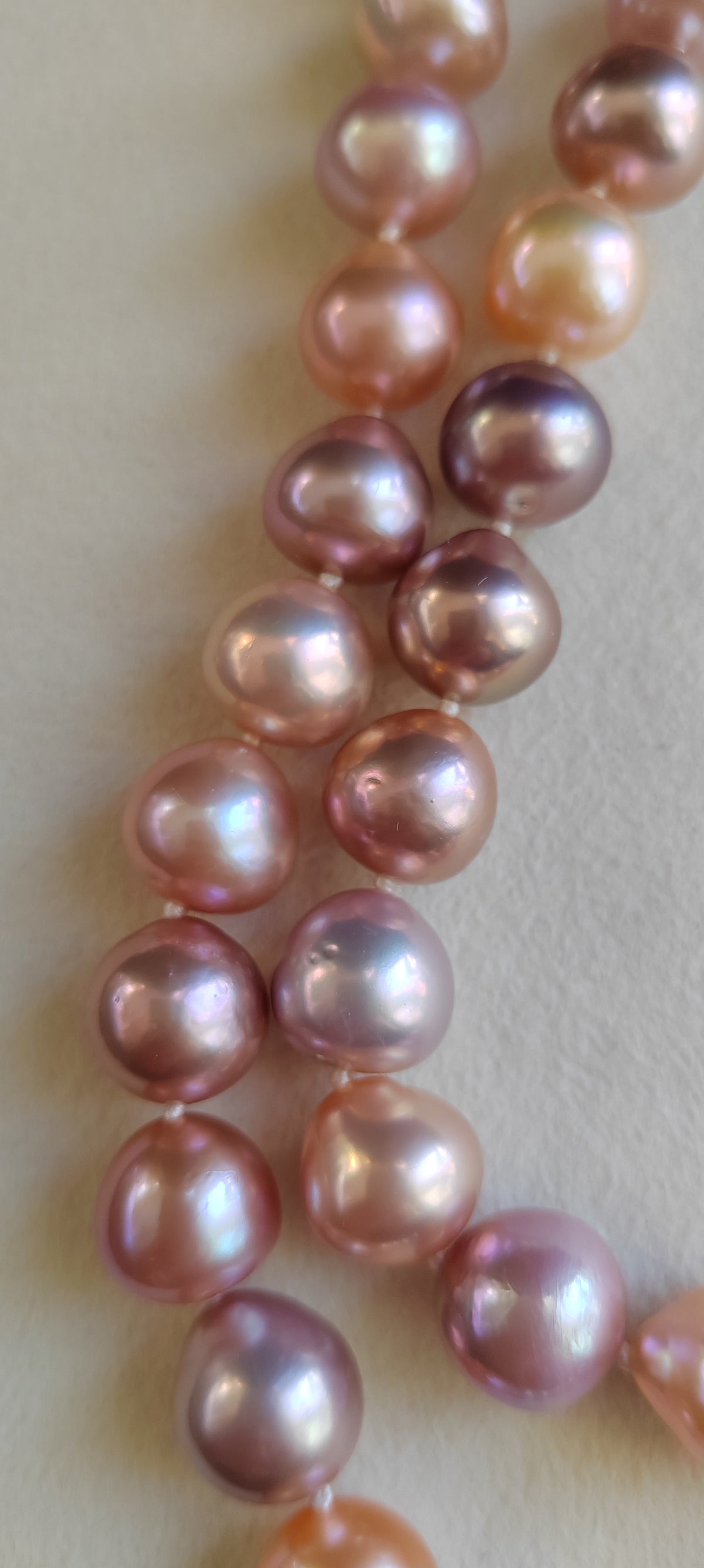 11-13.4mm Genuine freshwater pearl Rainbow necklace
