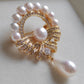 5.1-9.3mm Genuine freshwater pearls brooch/pendant