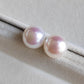 11-11.3mm Genuine freshwater pearl classic earrings studs