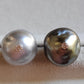 Timeless Elegance: 18k gold diamond earrings genuine tahitian keshi pearls 30.5ct