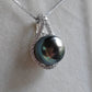 12.7mm Genuine tahitian south sea pearl elegant baroque necklace