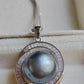 14.1mm Genuine tahitian sea pearl luxury necklace