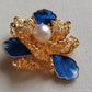 'Peony' brooch /pendant genuine south sea white pearl 9.1mm