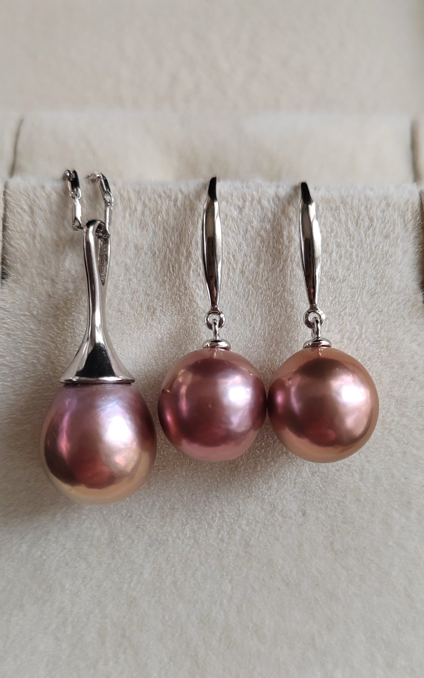Classic Jewellry set Genuine freshwater pearls 10.9-11.5mm