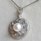 Genuine Japanese akoya pearl & mother of pearl necklace