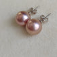 10.1mm Genuine freshwater pearl Every-day earrings studs