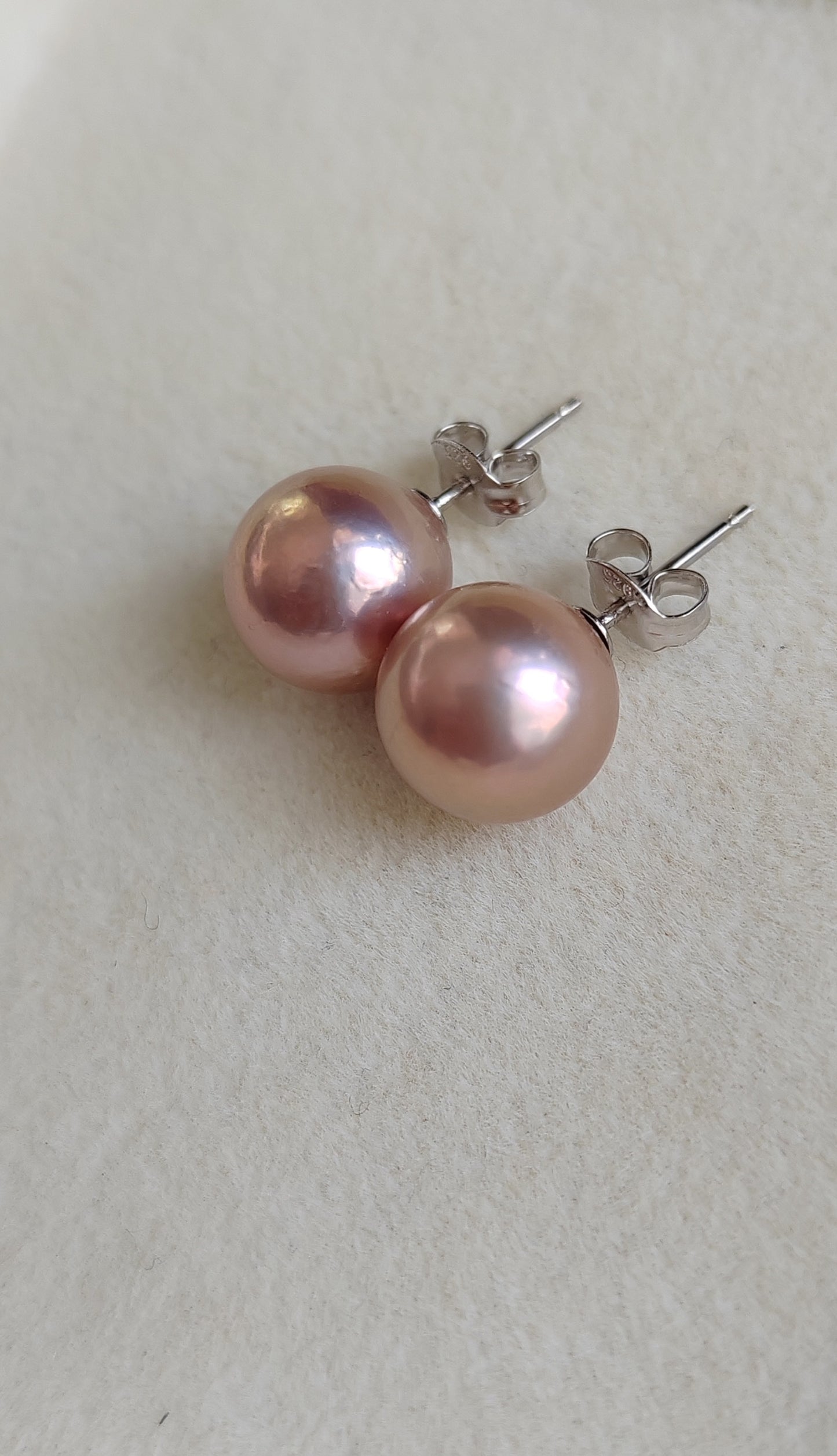 10.1mm Genuine freshwater pearl Every-day earrings studs