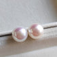 11-11.3mm Genuine freshwater pearl classic earrings studs