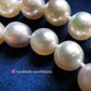 7.9-10.9mm Genuine south sea white pearls princess necklace