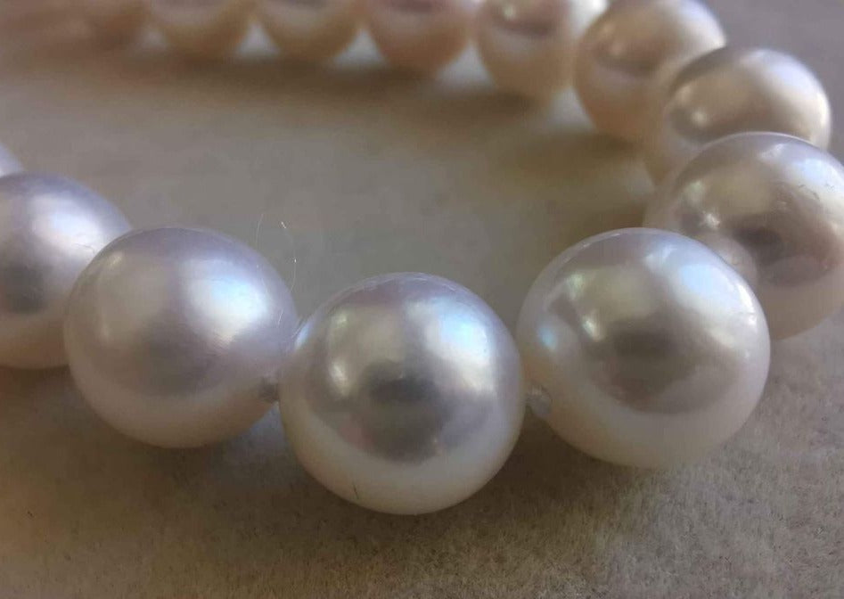 8-9.2mm Genuine freshwater pearls classic necklace
