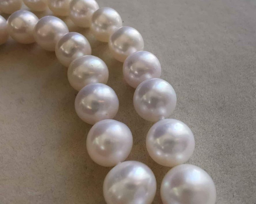 8-9.2mm Genuine freshwater pearls classic necklace