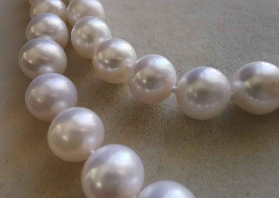 8-9.2mm Genuine freshwater pearls classic necklace