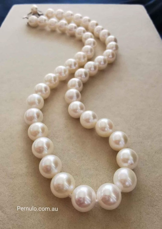 8-8.5mm Genuine Japanese akoya pearls uniform necklace