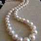 8-9.2mm Genuine freshwater pearls classic necklace
