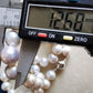 10.5-12.6mm Genuine freshwater pearls classic necklace 45cm