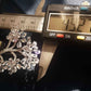 'Crystal Tree' brooch genuine tahitian south sea pearl 9.5mm
