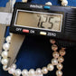 6.6-7.2mm Genuine Japanese Akoya pearls uniform necklace 48cm