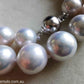 10.5-12.6mm Genuine freshwater pearls classic necklace 45cm