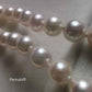 Classic uniform necklace genuine Japanese akoya pearls 6-6.6mm