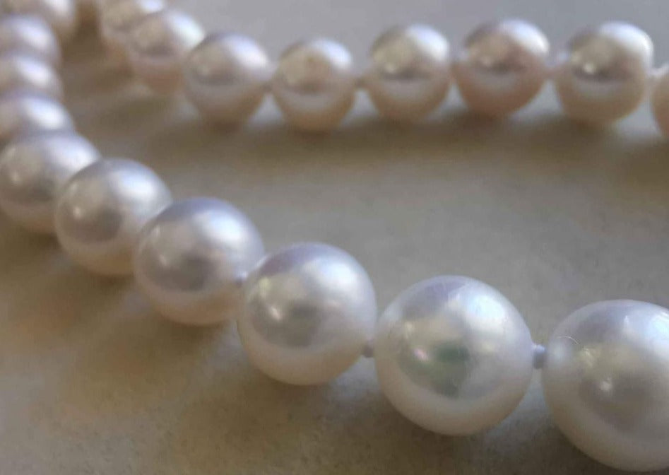 8-9.2mm Genuine freshwater pearls classic necklace