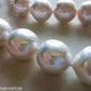 10.5-12.6mm Genuine freshwater pearls classic necklace 45cm