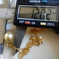 Classic 18k gold diamond pendant genuine golden South sea pearl 12mm AAAA
