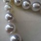 11.9-14.3mm Genuine south sea white pearls classic necklace