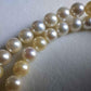 5.0-6.6mm Genuine Japanese akoya round pearls 18k gold necklace/chocker