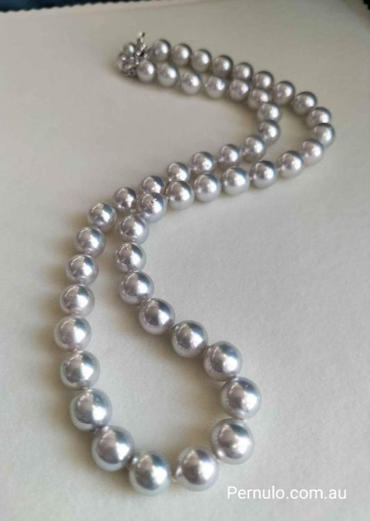 8-8.7mm Genuine Japanese akoya pearls classic necklace
