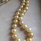 8.4-11.8mm Genuine Golden South Sea Pearls classic necklace