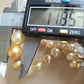 8.4-11.8mm Genuine Golden South Sea Pearls classic necklace