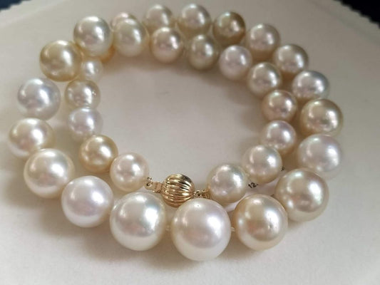12-17mm Genuine South Sea Pearls c 'Super Matinee' necklace 51cm
